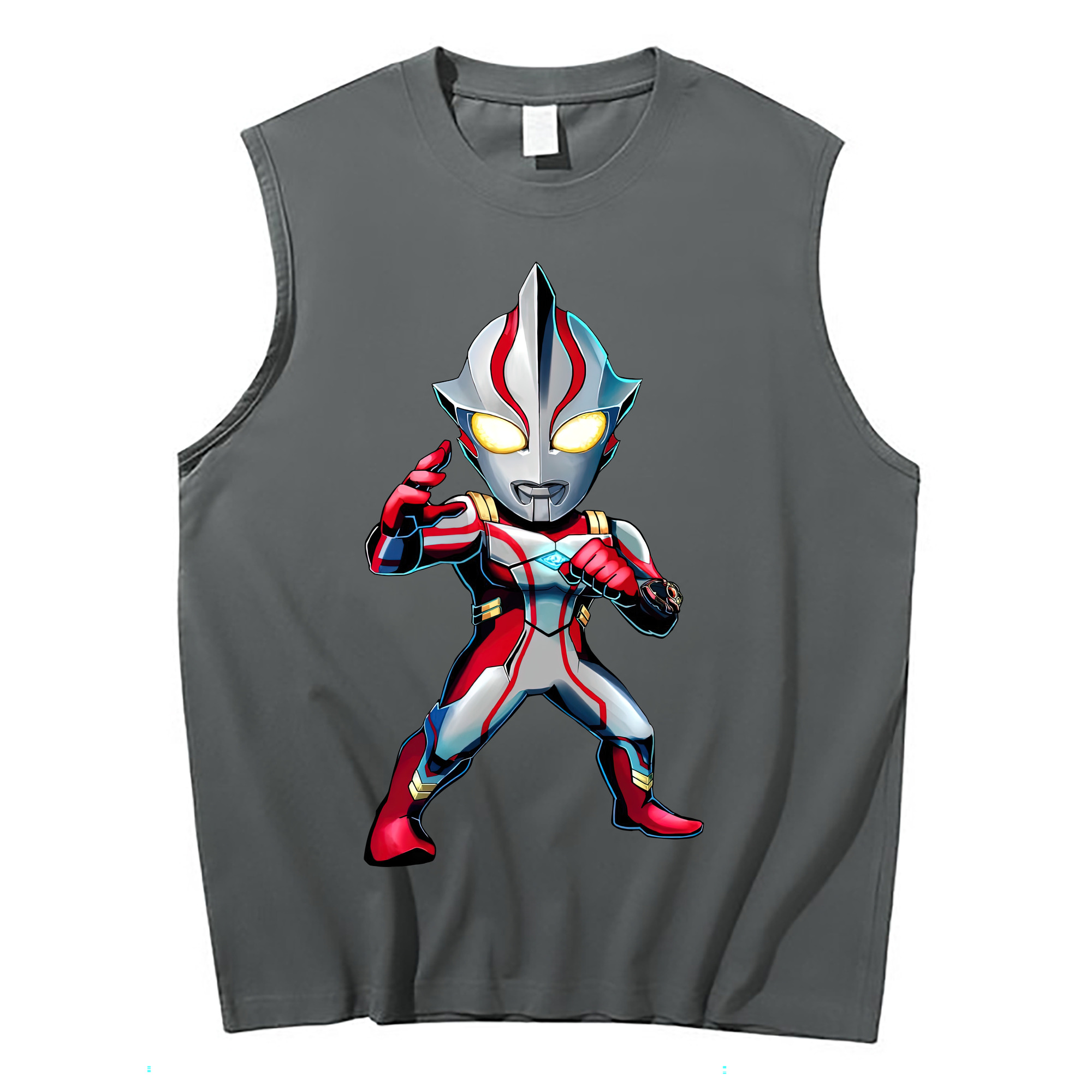 （画像用） ウルトラマン Ultraman コットン100％タンクトップ（フロントプリント）